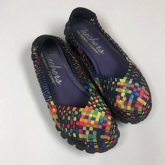 skechers memory foam flats